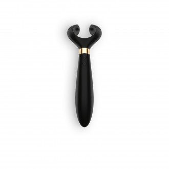 VIBRADOR PARTNER MULTIFUN 3 COM CARREGADOR USB PRETO