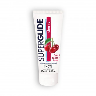 COMMESTIBILE LUBRIFICANTE CALDO CONFRONTARE SUPERGLIDE CHERRY 75 ML