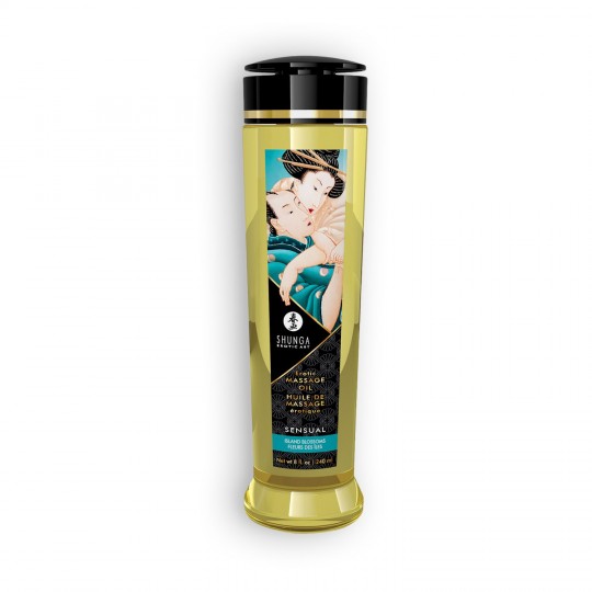 ACEITE DE MASAJE SHUNGA SENSUAL ISLAND BLOSSOMS 240ML
