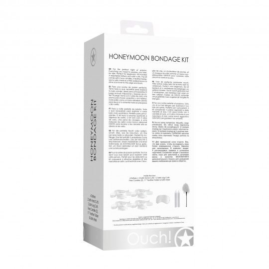 KIT DI RITENUTA KIT BONDAGE LUNA DI MIELE AHI! BIANCO