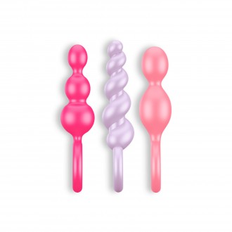 SET DI 3 COLORATO BOOTY CALL SATISFYER ANAL PLUGS