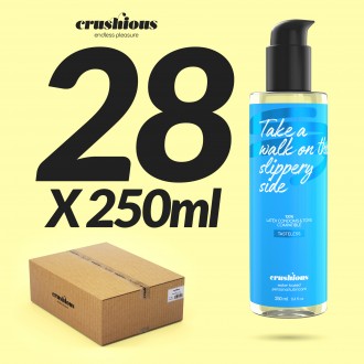 PACK DE 28 LUBRIFIANT À BASE D’EAU 250 ML CRUSHIOUS