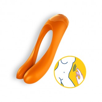 VIBRADOR CANDY CANE SATISFYER NARANJA