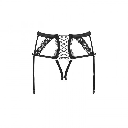 LIGUERO Y TANGA BRAVELLE OBSSESSIVE NEGRO