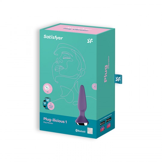 PLUG ANAL PLUG-ILICIOUS 1 SATISFYER MORADO