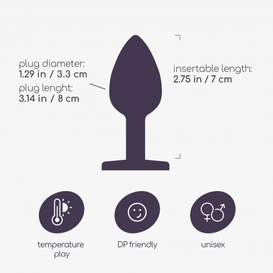 АНАЛЬНАЯ ЮВЕЛИРНАЯ ПРОБКА CRUSHIOUS BIJOU РОЗОВАЯ СРЕДНЯЯ