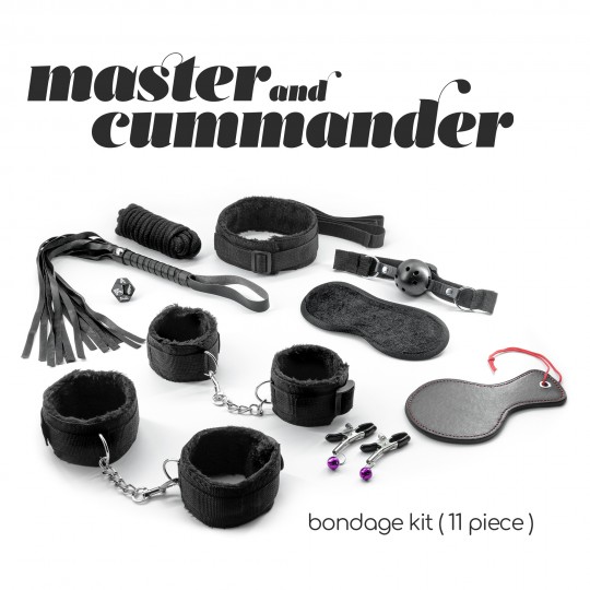 CRUSHIOUS MASTER &amp; CUMMANDER 11 PIECE BONDAGE KIT