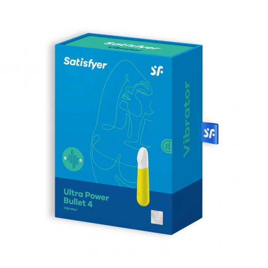 УДОВЛЕТВОРИТЕЛЬ УЛЬТРАМОЩНЫЙ ПУЛЯ 4 ЖЕЛТЫЙ