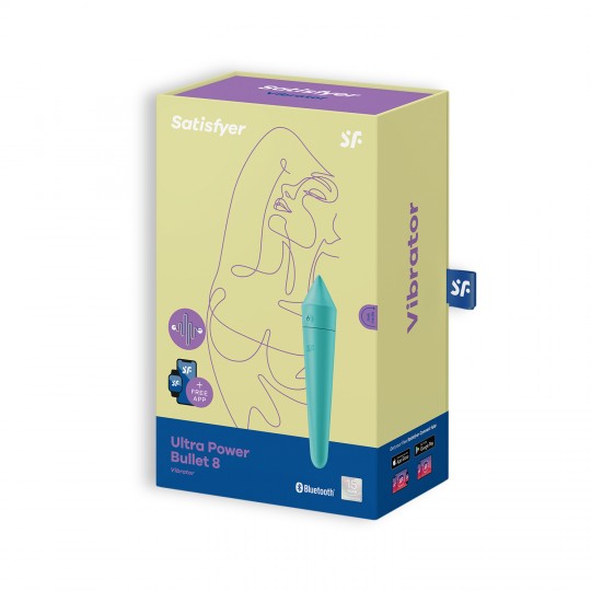 SATISFYER ULTRA POWER BULLET 8 БИРЮЗОВЫЙ