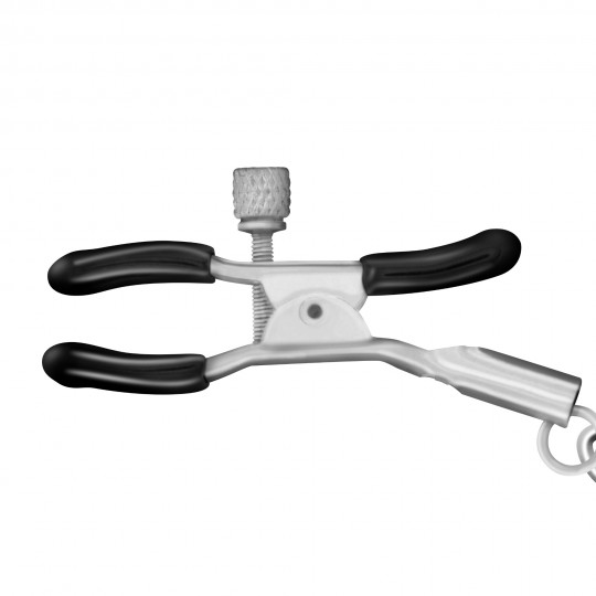 PACK DE 48 PINZAS PARA PEZONES SILVER NIPPLE CHAIN CLAMPS CRUSHIOUS