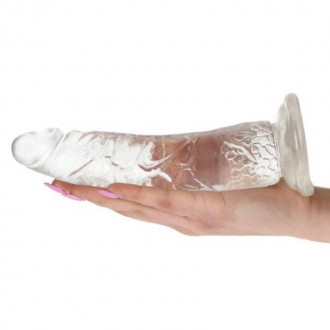 DILDO REAL RAPTURE EARTH FLAVOUR 7'' TRANSPARENTE