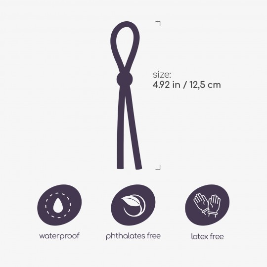 ANELLO REGOLABILE DEL PENE DEL SILICONE BILLY L'ANELLO CRUSHIOUS