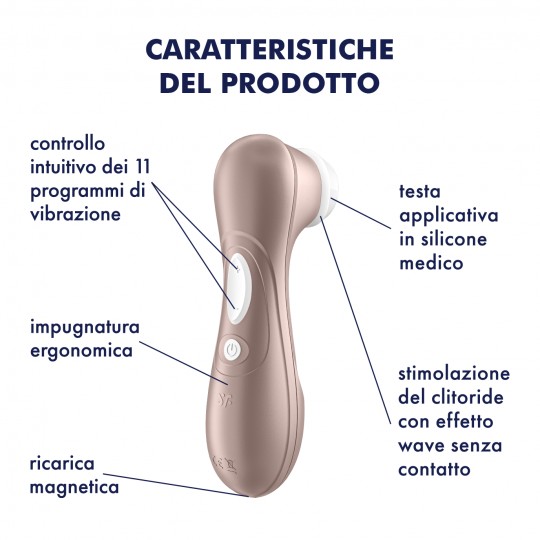 ESTIMULADOR DEL CLÍTORIS RECARGABLE SATISFYER PRO 2 GENERATION 2