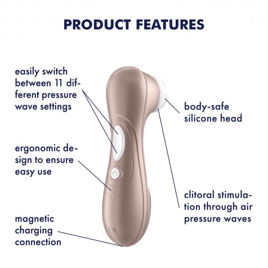 ESTIMULADOR DEL CLÍTORIS RECARGABLE SATISFYER PRO 2 GENERATION 2