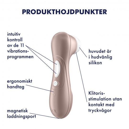 ESTIMULADOR DEL CLÍTORIS RECARGABLE SATISFYER PRO 2 GENERATION 2