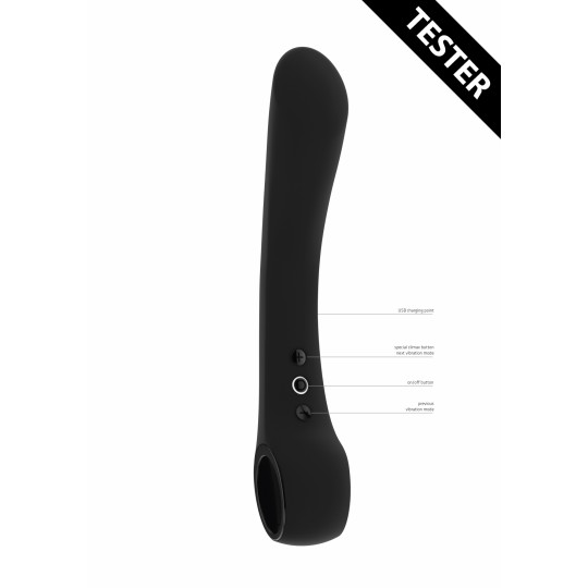TESTER VIVE OMBRA VIBRATOR BLACK