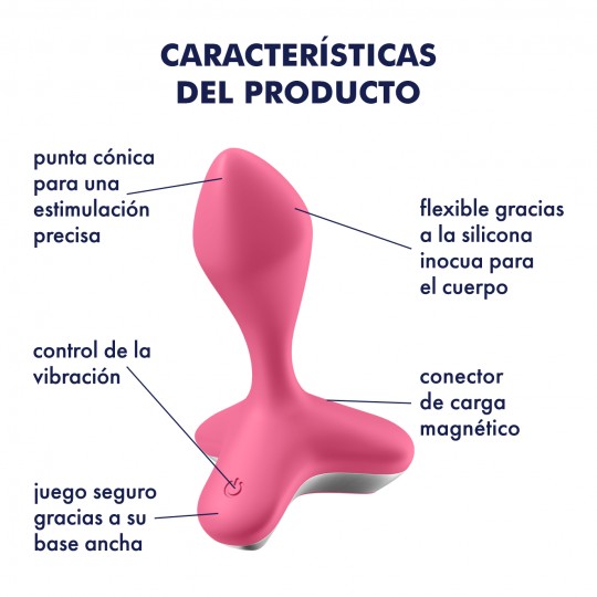 DILDO ANALE GAME CHANGER SATISFYER ROSA
