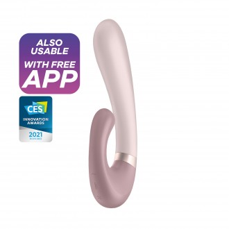 ONDA DI CALORE VIBRATORE CON ROSA SATISFYER APP