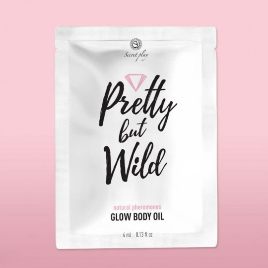 SECRET PLAY PRETTY AND WILD GLOW BODY OIL SACHET 4ML