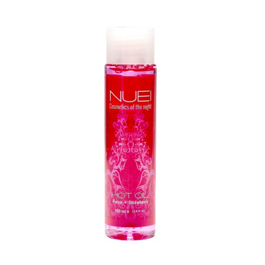 NUEI HOT OIL STRAWBERRY МАССАЖНОЕ МАСЛО С СОГРЕВАЮЩИМ ЭФФЕКТОМ 100 МЛ