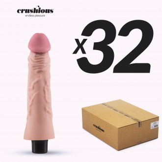 PACK OF 32 CRUSHIOUS GUIDO REALISTIC VIBRATOR