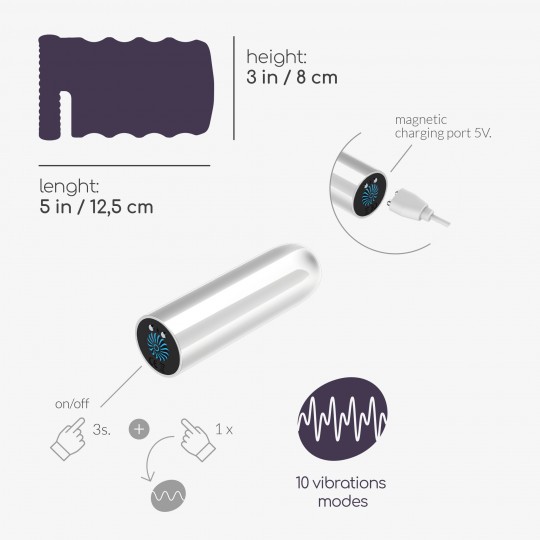NAUTILUS MASTURBATORE DA ALLENAMENTO CON PROIETTILE RIMOVIBILE CRUSHIOUS