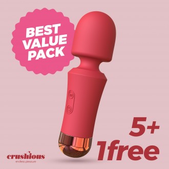 5 + 1 GRATUITO WANDA MINI VARITA RECARGABLE TERRACOTTA  CRUSHIOUS