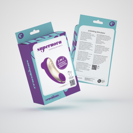 КЛИТОРАЛЬНЫЙ СТИМУЛЯТОР CRUSHIOUS SUPERNOVA ФИОЛЕТОВЫЙ
