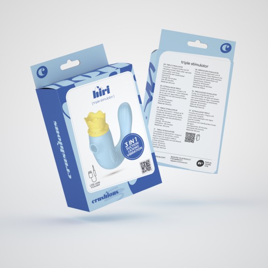 ESTIMULADOR TRIPLE HIRI CRUSHIOUS AZUL