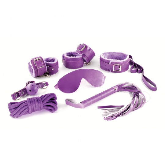 KIT BDSM DUNGEONS &amp; MAIDENS MORADO CRUSHIOUS