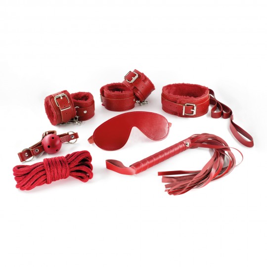 KIT BDSM DUNGEONS &amp; MAIDENS ROJO CRUSHIOUS