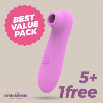 5 + 1 GRATUIT SOOKIE STIMULATEUR CLITORIDIEN CRUSHIOUS