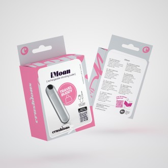 CRUSHIOUS IMOAN RECHARGEABLE VIBRATING BULLET SILVER