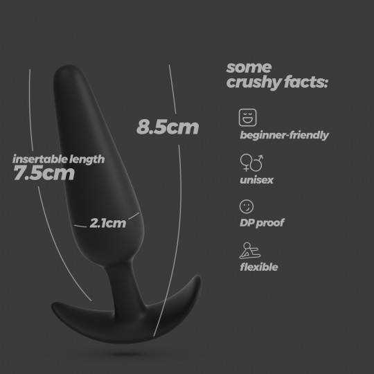 СИЛИКОНОВАЯ АНАЛЬНАЯ ПРОБКА CRUSHIOUS TIC МАЛЕНЬКАЯ