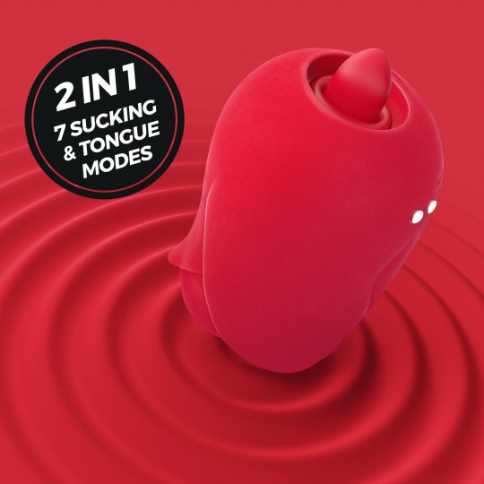 ROSITA ESTIMULADOR DE CLÍTORIS CON LENGUA CRUSHIOUS