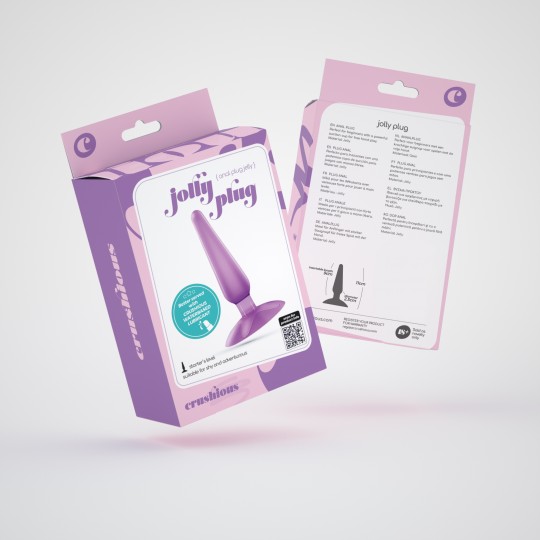 СИРЕНЕВАЯ АНАЛЬНАЯ ПРОБКА CRUSHIOUS JOLLY PLUG
