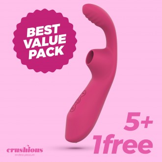 5 +1 GRATUIT STIMULATEUR CLITORIDIEN RECARGEABLE CYRANO CRUSHIOUS