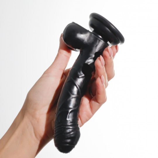 HUDINI DILDO ANALE GELATINOSO NERO CRUSHIOUS