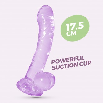 HUDINI DILDO ANALE GELATINOSO VIOLA CRUSHIOUS