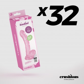 PACK DE 32 HUDINI DILDO ANAL JELLY ROSA CRUSHIOUS