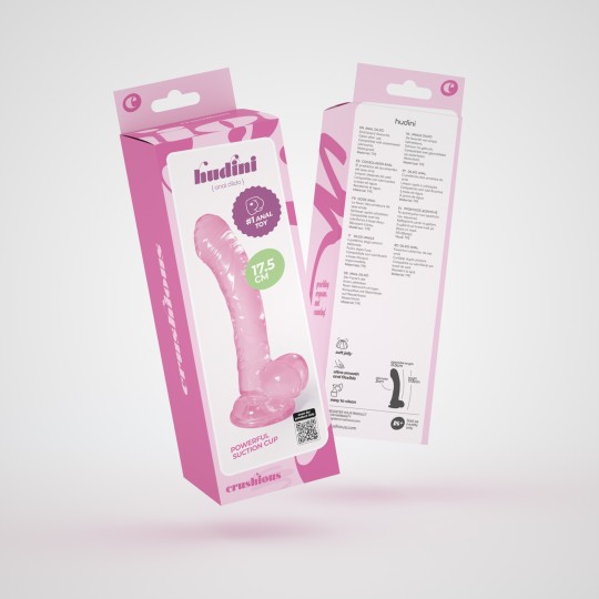 PACK DE 32 HUDINI GODE ANAL EN GELÉE ROSE CRUSHIOUS