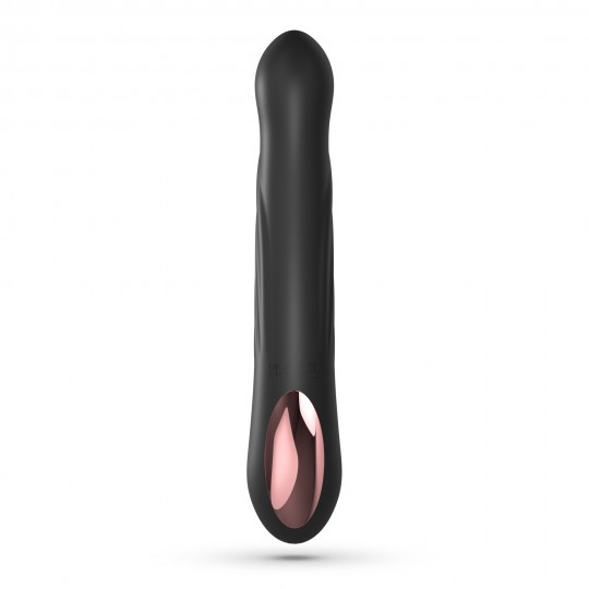 LAPIN VIBRADOR CONEJO RECARGABLE CON EMPUJE NEGRO CRUSHIOUS