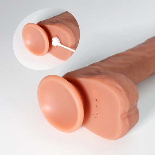 CRUSHIOUS INVIKTUS VIBE 9 LIQUID SILICONE VIBRATOR FLESH