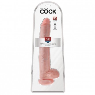 14\" COCK WITH BALLS