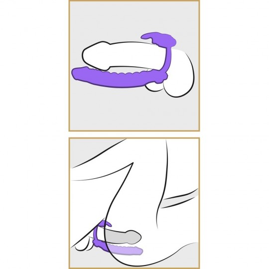 СИЛИКОНОВЫЙ ДВОЙНОЙ ПРОНИКАЮЩИЙ КРОЛИК