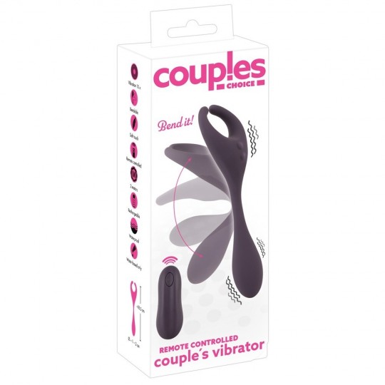 VIBRATORE DI COPPIA CON TELECOMANDO COUPLES CHOISE 
