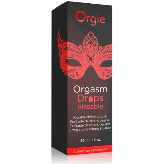 ПОЦЕЛУИ ORGASM DROPS KISSABLE 30ML ORGIE