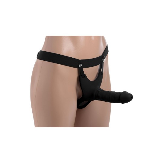 SM - ПОЛЫЙ СИЛИКОНОВЫЙ ФАЛЛОИМИТАТОР-СТРАПОН