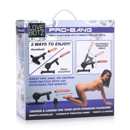 PRO-BANG - REMOTE CONTROL SEX MACHINE