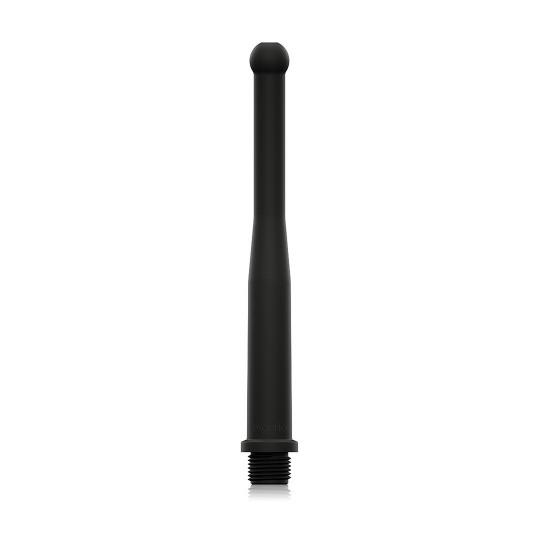 ERGOFLO - SILICONE FLEX TIP FOR ANAL SHOWER - 8 / 20 CM - BLACK